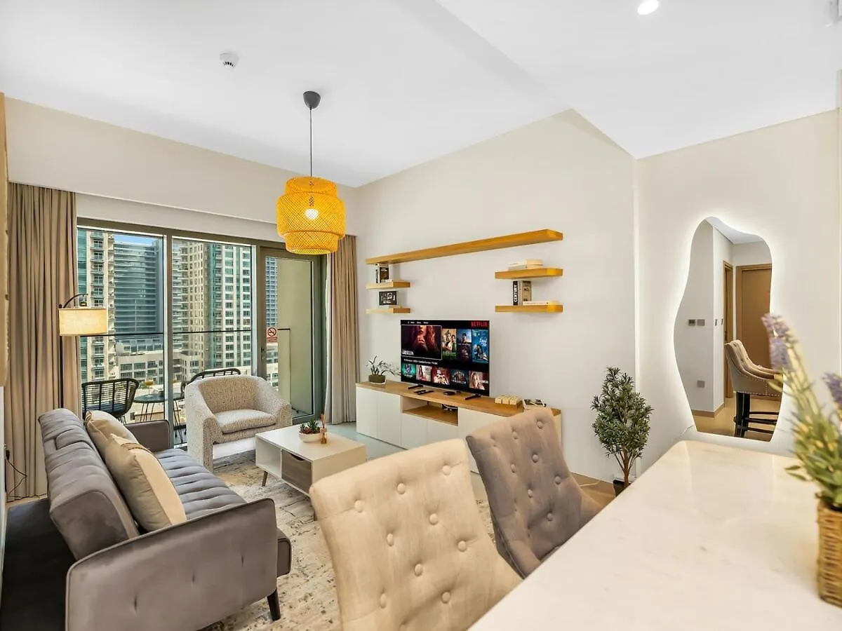 Burj Royale 1 Bedroom 5 Min Walk To Burj Khalifa Dubaj Apartman